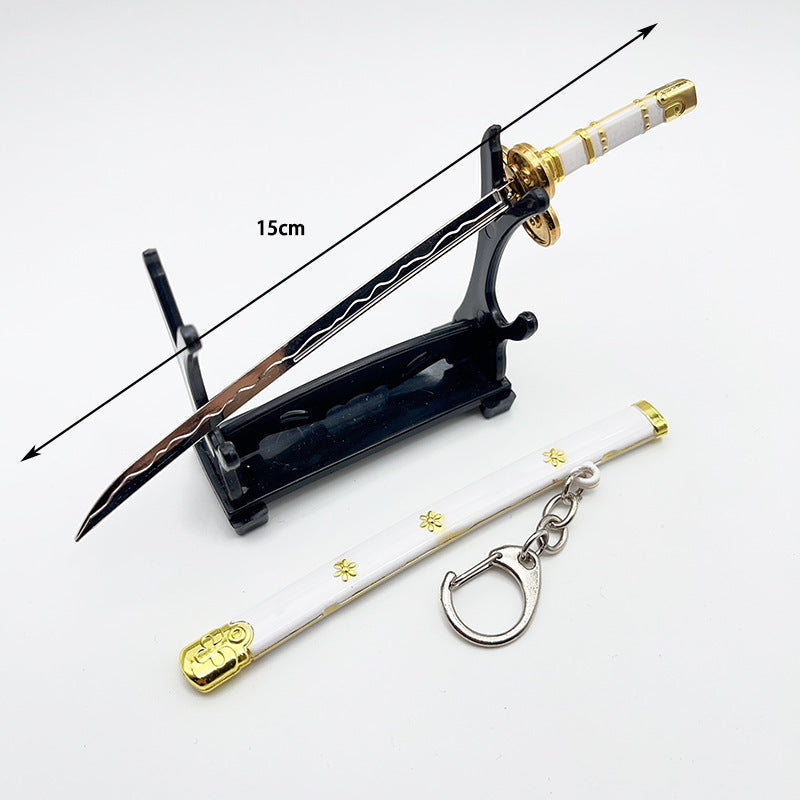 Wholesale Anime Peripheral One Piece Alloy Weapon Model Pendants